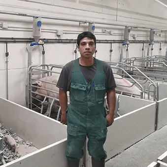 “Amb el Dositronic tenim un consum de pinso molt bo i les truges deslleten 15,7 garrins de 5,4 kg”