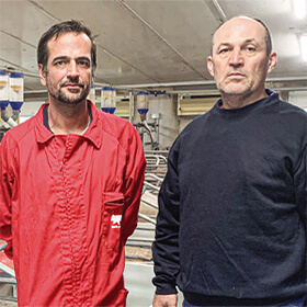 A. Cabezas: "With the Ni-2 we prevent animals seeking the heat of the sow at birth and die by crushing"