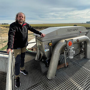 D. Navarro: "A slurry separation system is necessary due to the significant economic savings that are achieved"