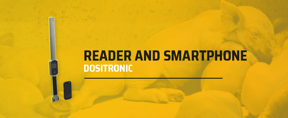 All data in your hand with the reader and smartphone for Dositronic