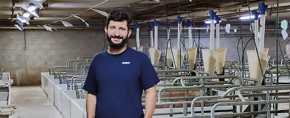 J. Matteucci: &ldquo;The plates allow piglets to be offered a more uniform comfort zone&rdquo;