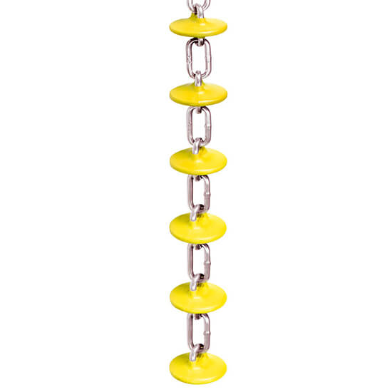 Rotecna yellow chain for feed distribution