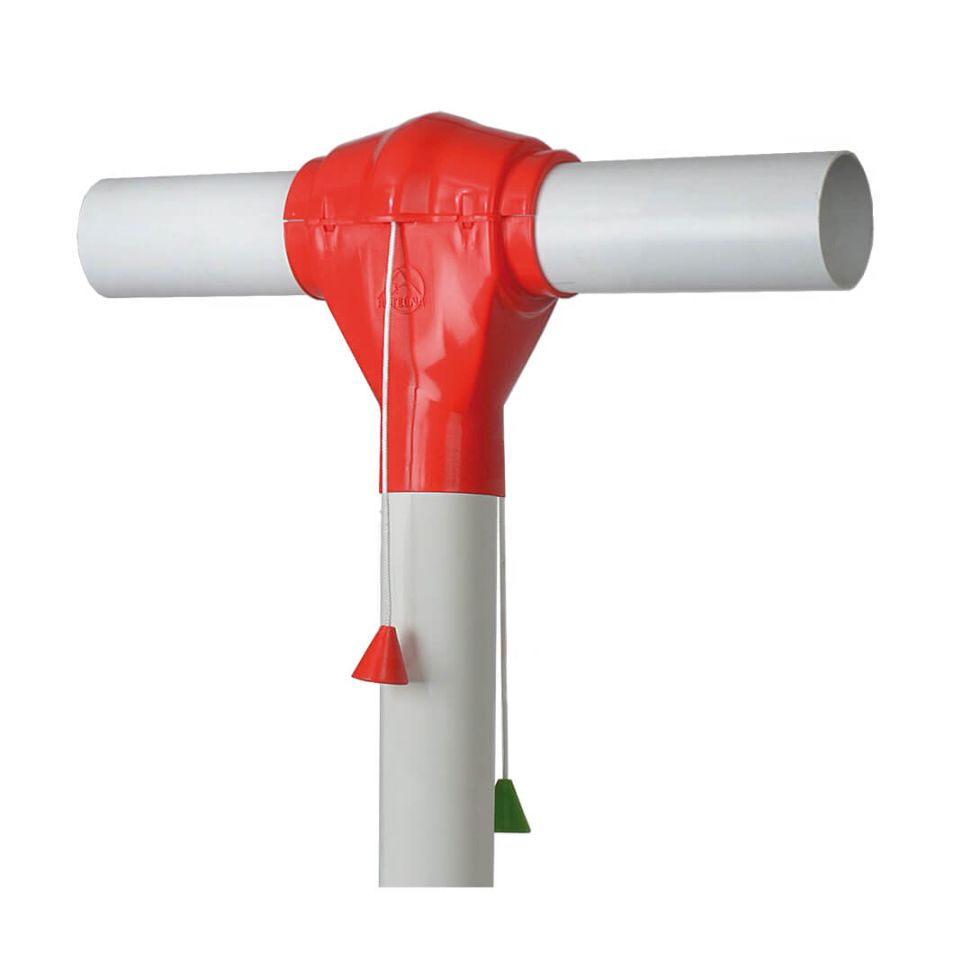 Image of the single outlet nozzle for chain or spiral feeding systems