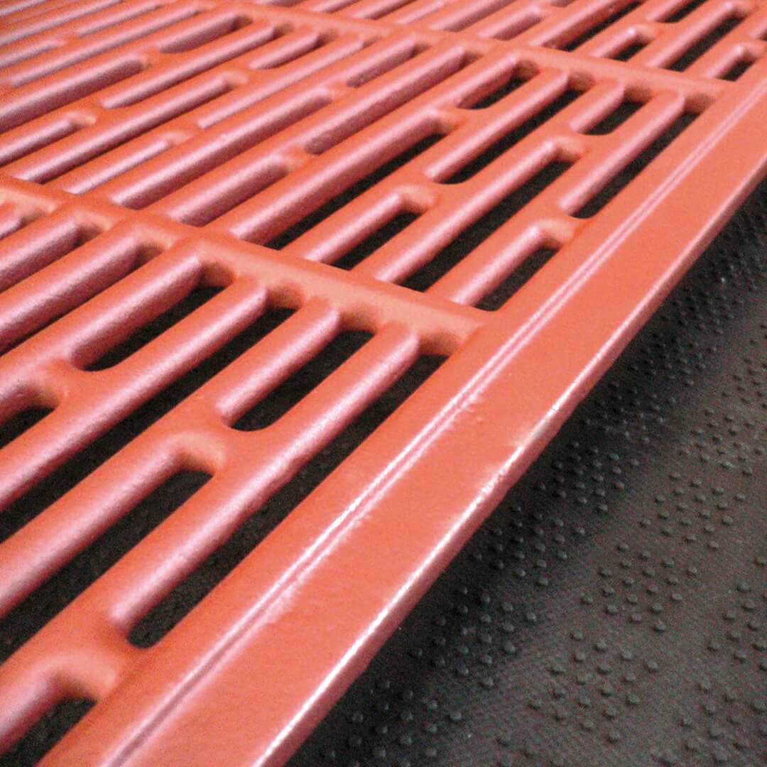 Detalle del Slat de fundicion Ferroscat de Rotecna