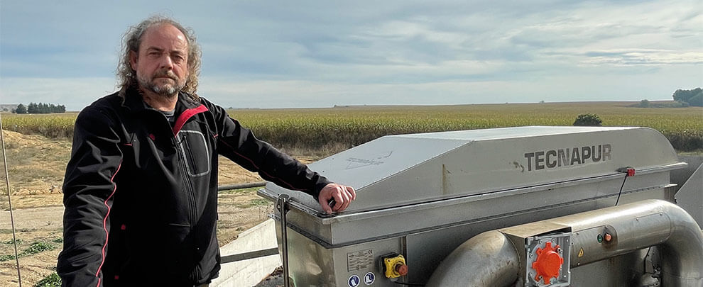 D. Navarro: "A slurry separation system is necessary due to the significant economic savings that are achieved"