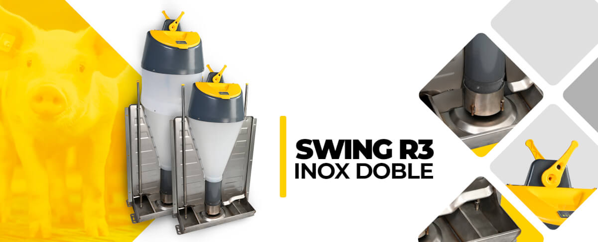 Rotecna amplia la seva família de tremuges amb la Swing R3 Inox Doble