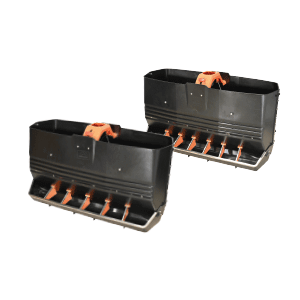 TR6D & TR7D:  Double‑sided dry feeders for weaned pigs