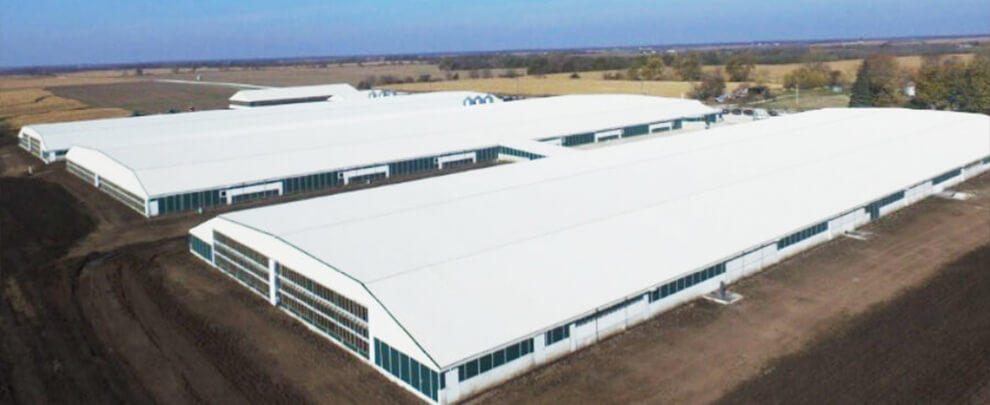 Environmental control on farms for a sustainable production